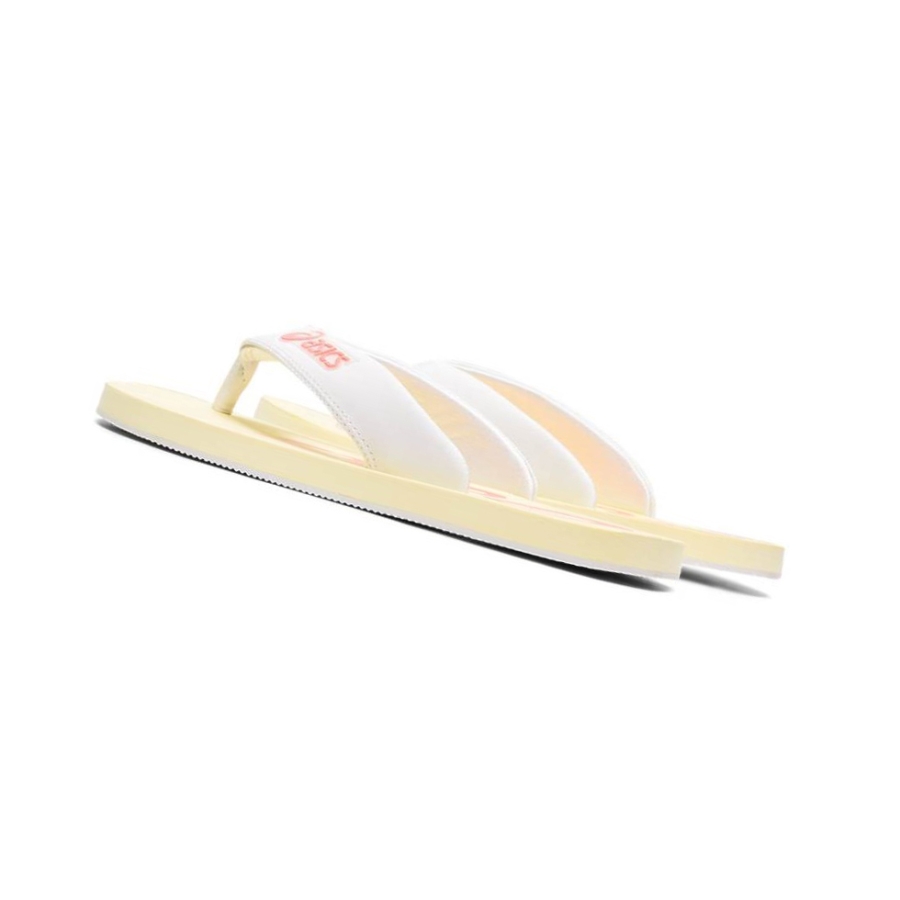 White Men's Asics ZORIAN BM Sandals | US28763UY - Asics Outlet Sale