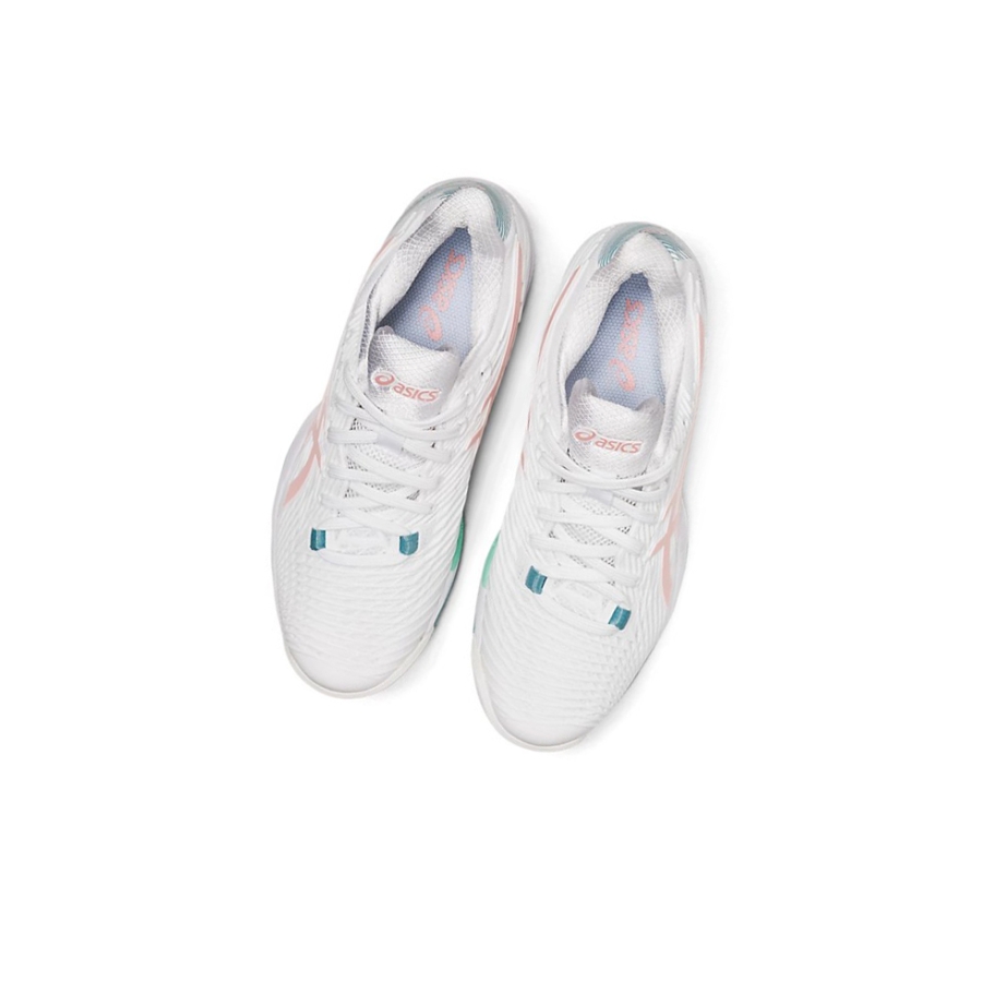 White / Frosted Rose Women's Asics SOLUTION SPEED FF 2 Tennis Shoes | US95412ZI - Asics Outlet Sale