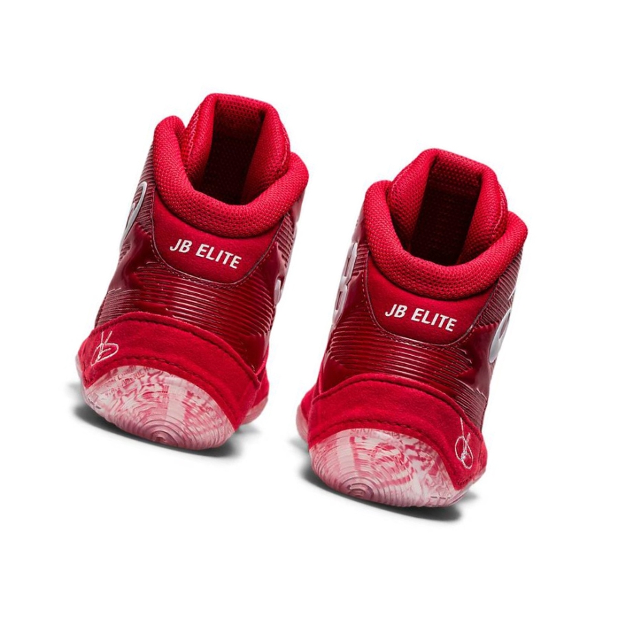 Red Men's Asics JB ELITE IV Wrestling Shoes | US45831EK - Asics Outlet Sale