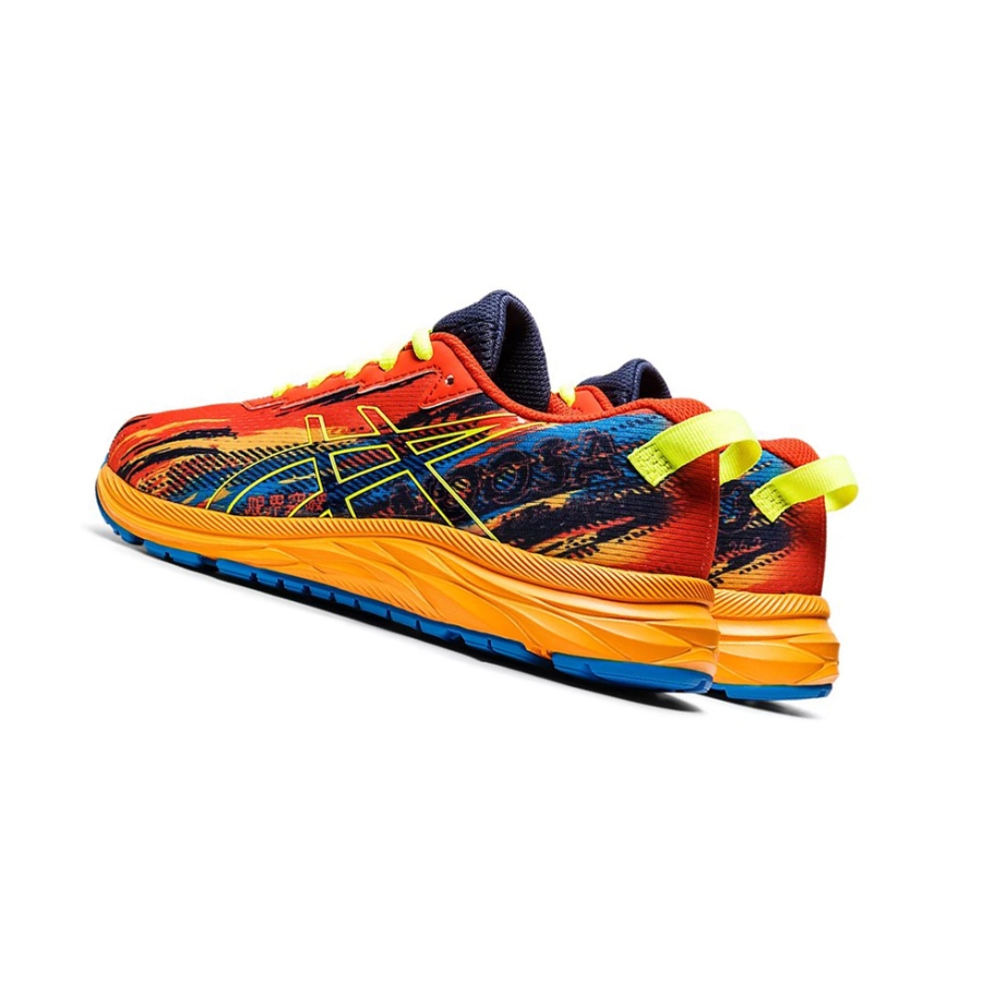 Cherry Tomato / Safety Yellow Kids' Asics GEL-NOOSA TRI 13 GS Running Shoes | US78019CV - Asics Outlet Sale