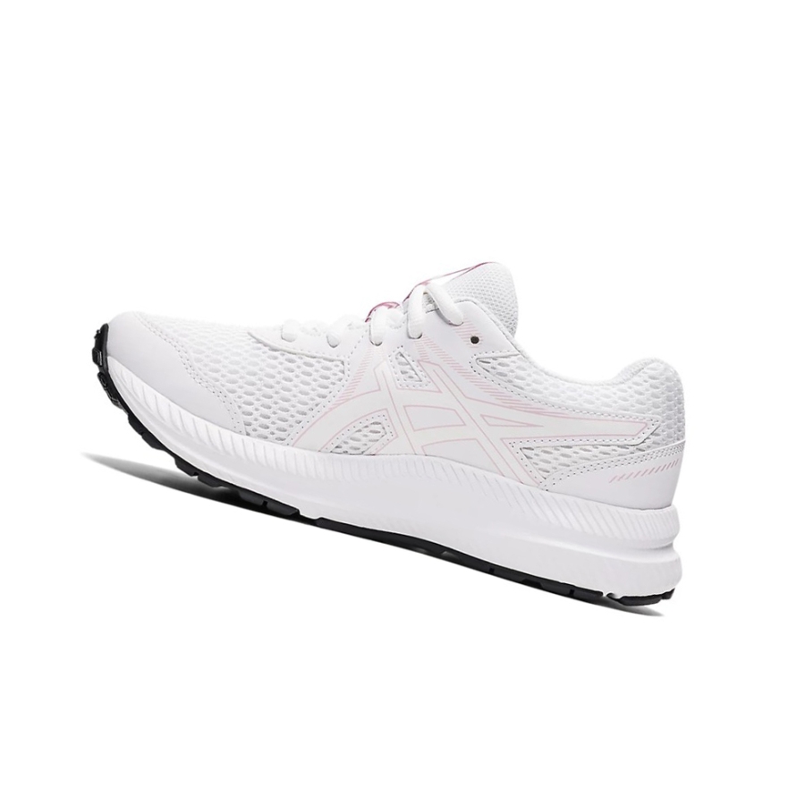 White / Barely Rose Kids' Asics CONTEND 7 GS Running Shoes | US17098XU - Asics Outlet Sale