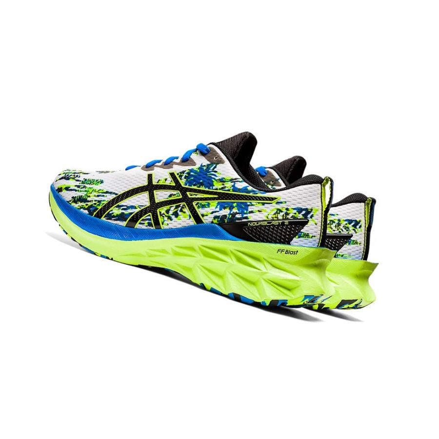 White / Black Men's Asics NOVABLAST 2 Running Shoes | US93675XY - Asics Outlet Sale