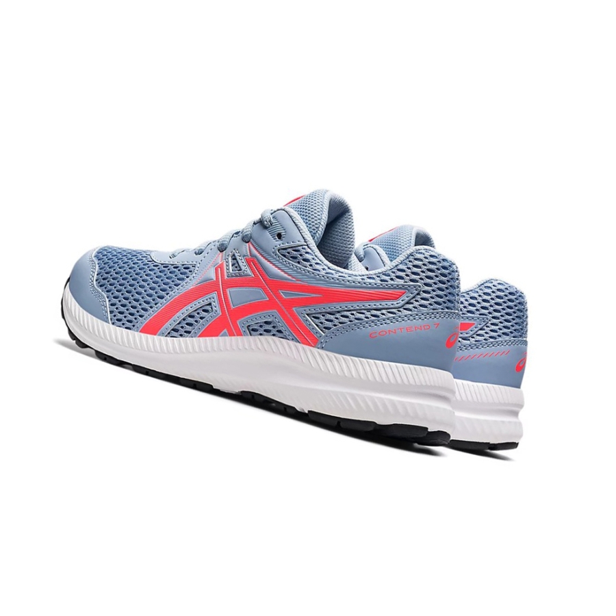 Mist / Blazing Coral Kids' Asics CONTEND 7 GS Running Shoes | US76128MC - Asics Outlet Sale