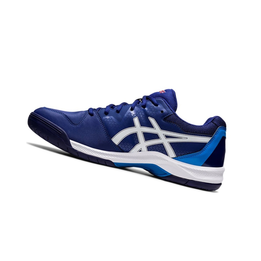 Blue / White Men's Asics GEL-DEDICATE 7 Tennis Shoes | US01567BY - Asics Outlet Sale