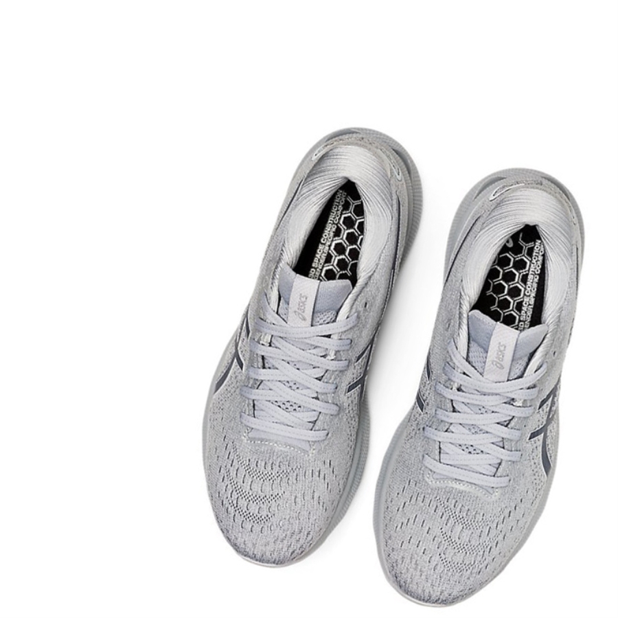 Piedmont Grey / Piedmont Grey Women's Asics GEL-NIMBUS 24 Running Shoes | US96082UE - Asics Outlet Sale