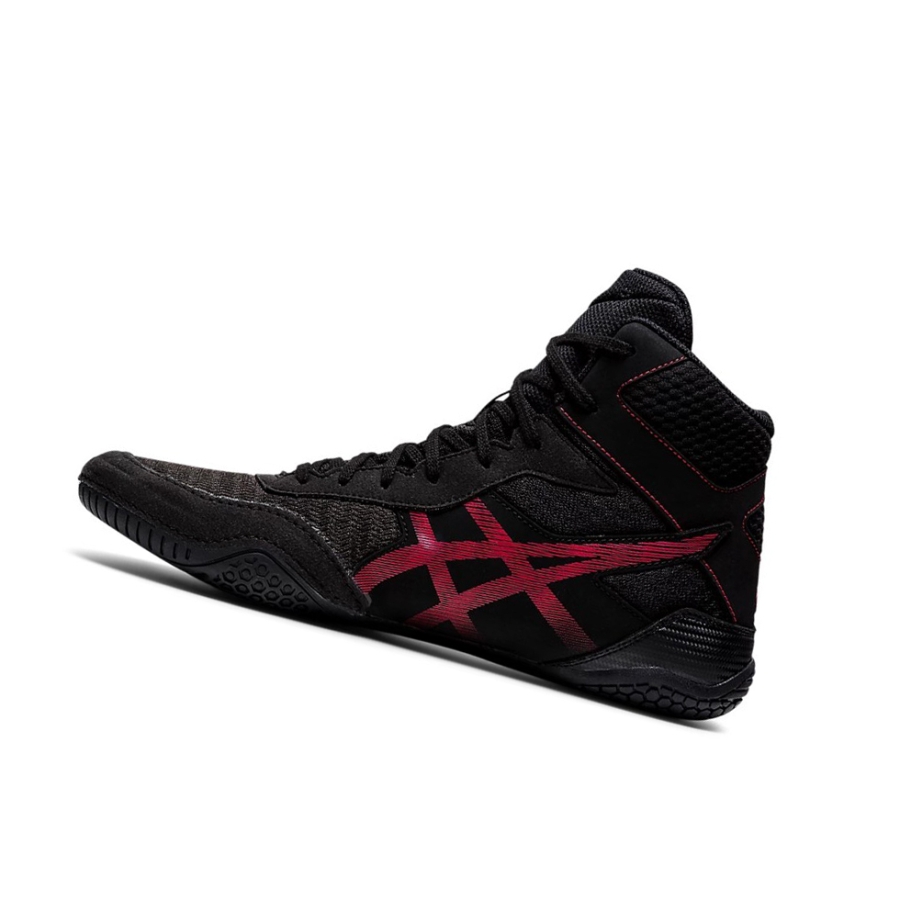 Black / Red Men's Asics MATCONTROL 2 Wrestling Shoes | US40639DO - Asics Outlet Sale