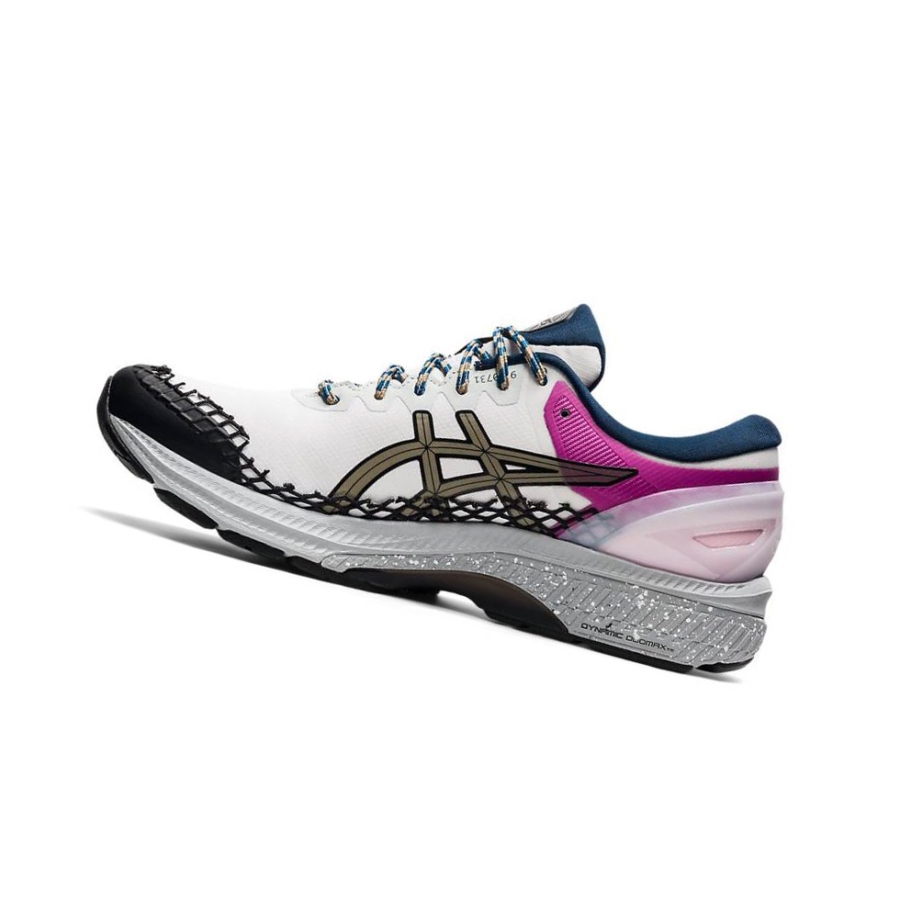White Men's Asics GEL-KAYANO 27 Running Shoes | US15437PM - Asics Outlet Sale