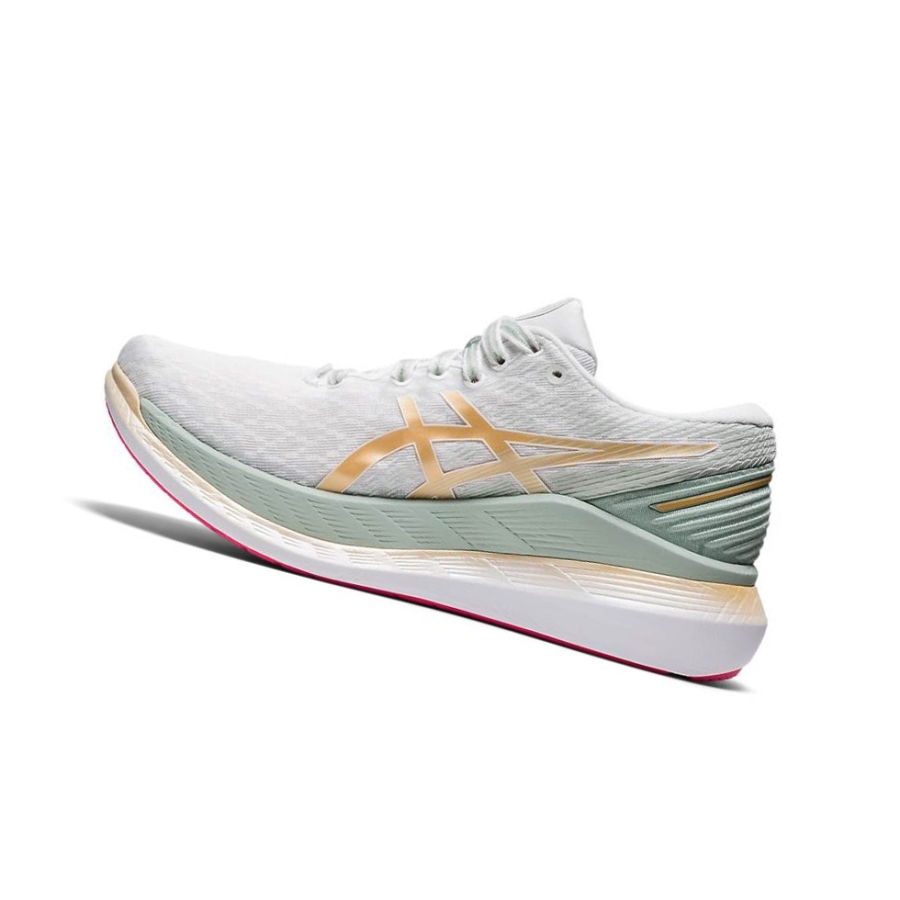 White Women's Asics GLIDERIDE 2 NEW STRONG Running Shoes | US96510XK - Asics Outlet Sale