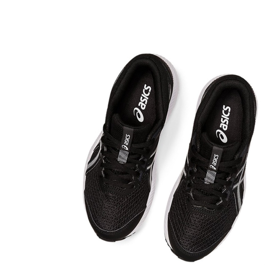 Black / White Kids' Asics CONTEND 8 GS Running Shoes | US07923PD - Asics Outlet Sale