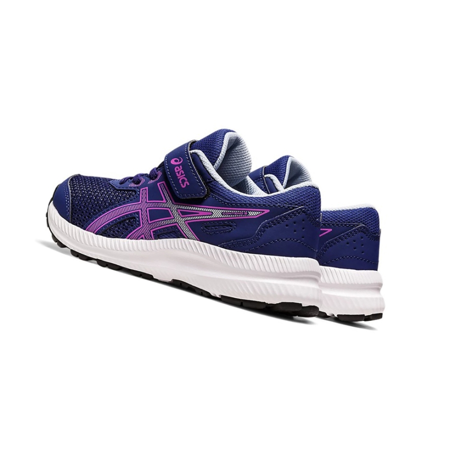 Dive Blue / Orchid Kids' Asics CONTEND 8 PS Running Shoes | US17568VD - Asics Outlet Sale