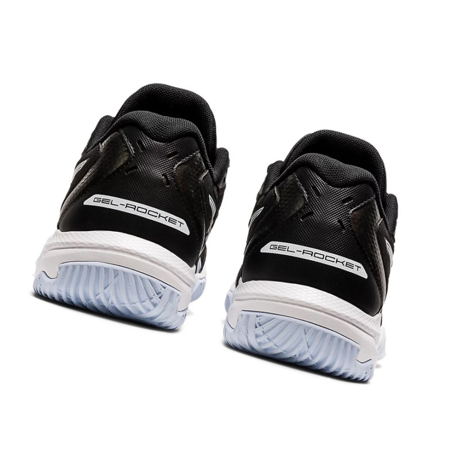 Black / White Women's Asics GEL-ROCKET 10 Volleyball Shoes | US18560XN - Asics Outlet Sale