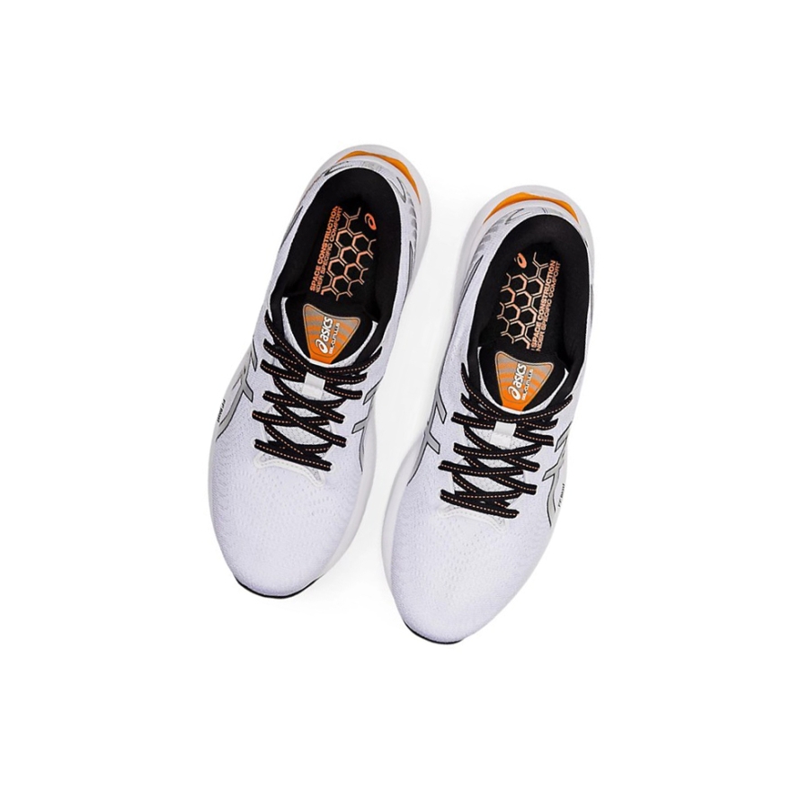 White / Piedmont Grey Men's Asics GEL-CUMULUS 24 Running Shoes | US25078LW - Asics Outlet Sale