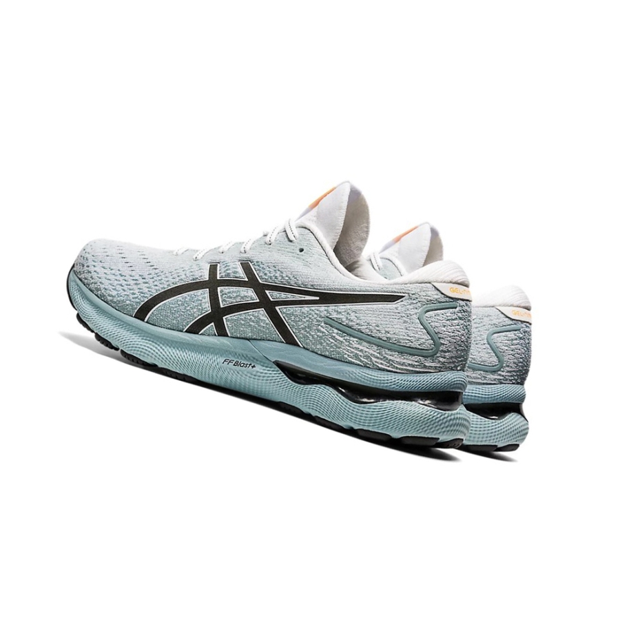 Light Steel / White Men's Asics GEL-NIMBUS 24 Running Shoes | US28056WO - Asics Outlet Sale
