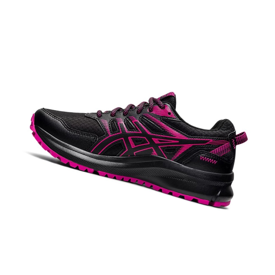Black / Fuchsia Red Women's Asics TRAIL SCOUT 2 Trail Running Shoes | US76508JA - Asics Outlet Sale