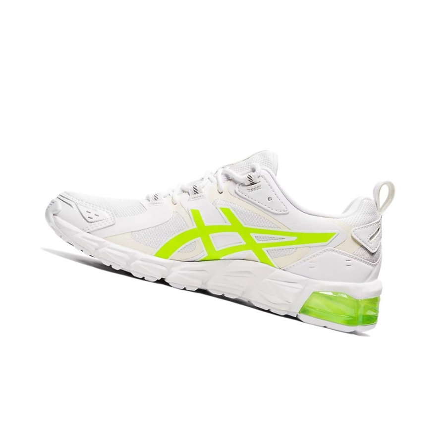 White / Hazard Green Women's Asics GEL-QUANTUM 180 Sneakers | US94732WK - Asics Outlet Sale