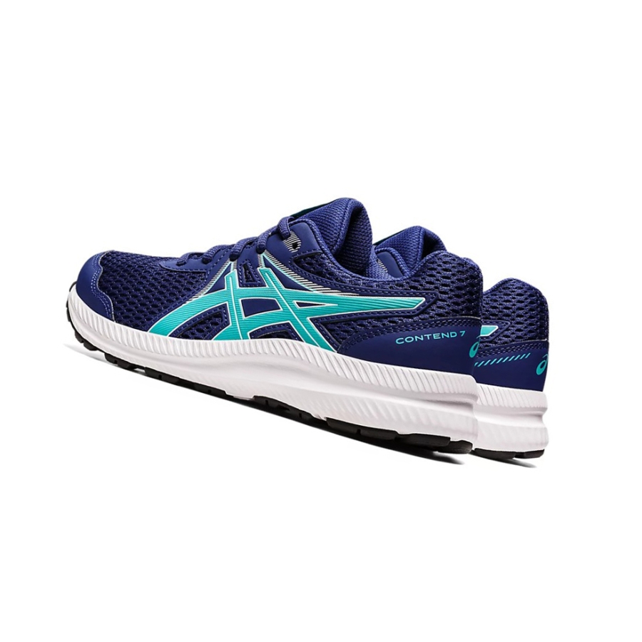 Dive Blue / Sea Glass Kids' Asics CONTEND 7 GS Running Shoes | US81079OQ - Asics Outlet Sale