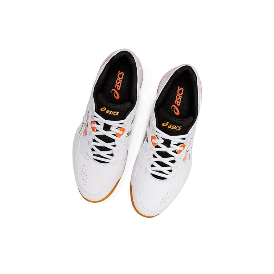 White / Orange Men's Asics GEL-RENMA Tennis Shoes | US06943SJ - Asics Outlet Sale