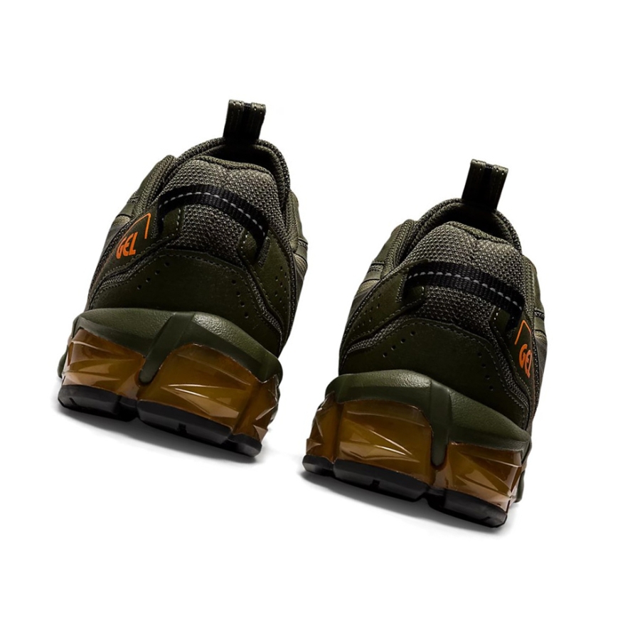 Olive Canvas / Black Men's Asics GEL-QUANTUM 90 Sneakers | US19452BX - Asics Outlet Sale