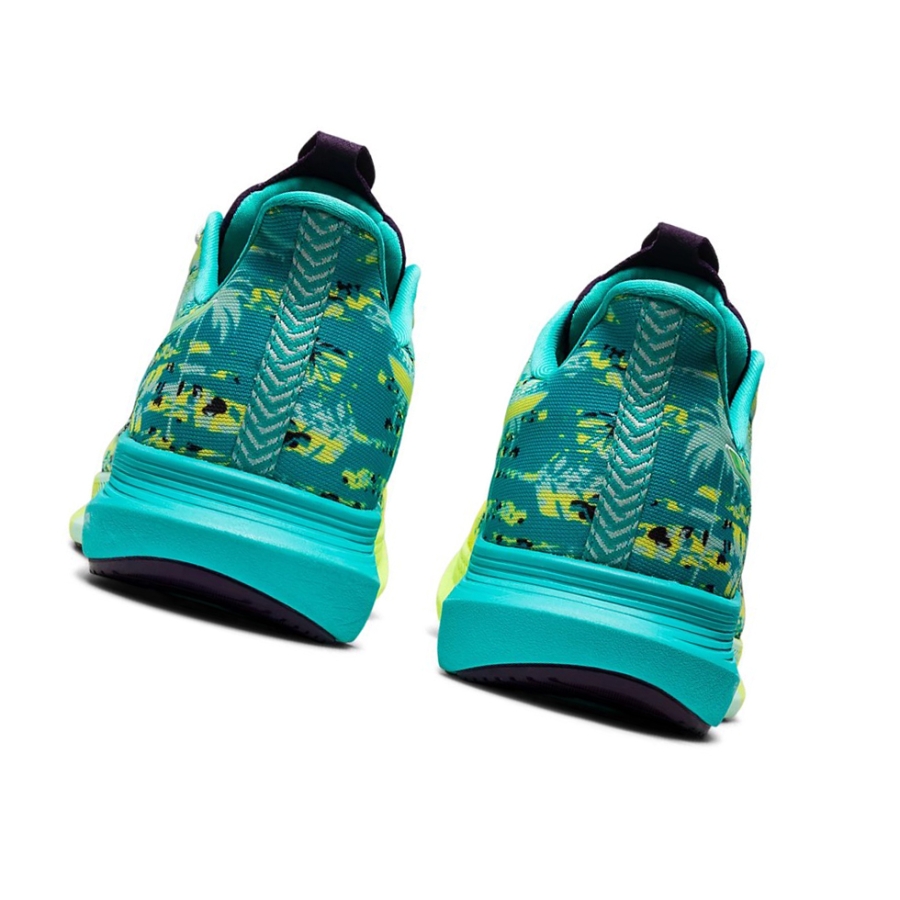 Safety Yellow / Soothing Sea Women's Asics NOOSA TRI 14 Running Shoes | US98451SV - Asics Outlet Sale