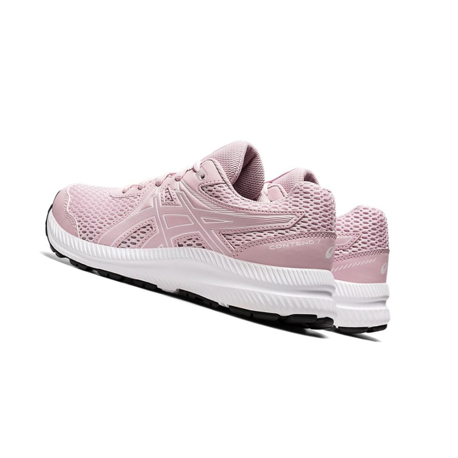 Barely Rose / White Kids' Asics CONTEND 7 GS Running Shoes | US23519EP - Asics Outlet Sale