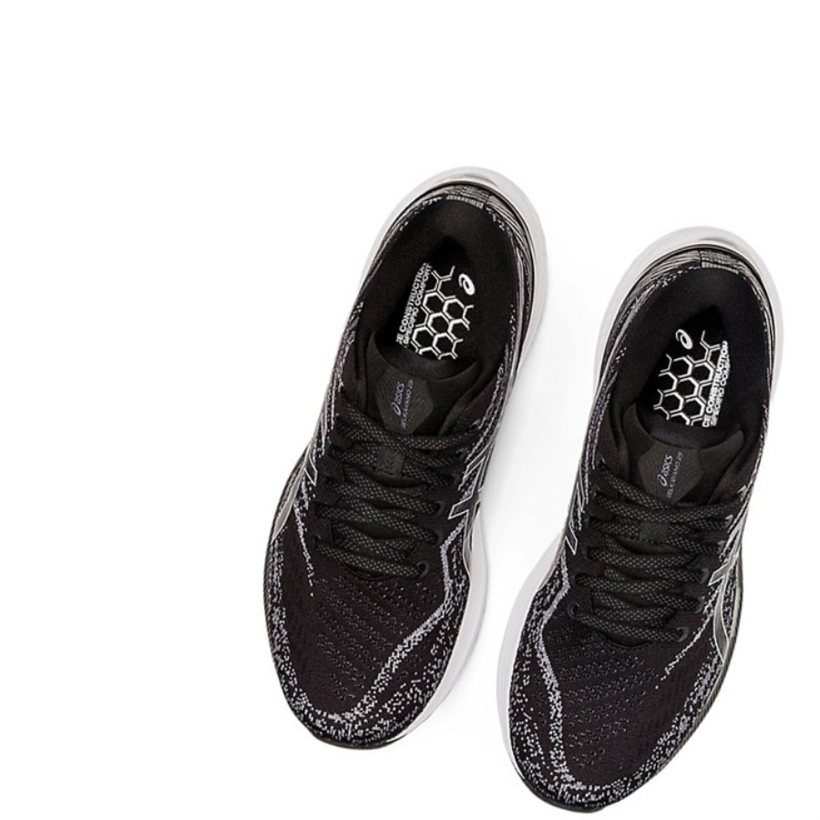 Black / White Women's Asics GEL-KAYANO 29 Running Shoes | US90135QJ - Asics Outlet Sale