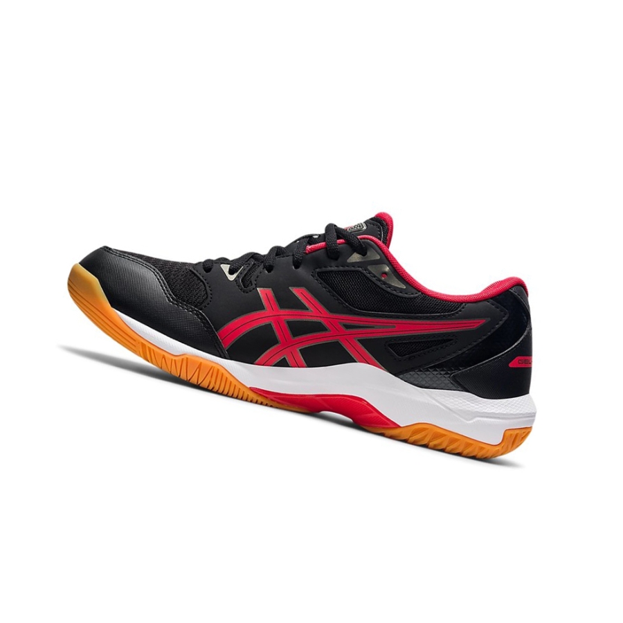 Black / Red Men's Asics GEL-ROCKET 10 Volleyball Shoes | US09521IQ - Asics Outlet Sale