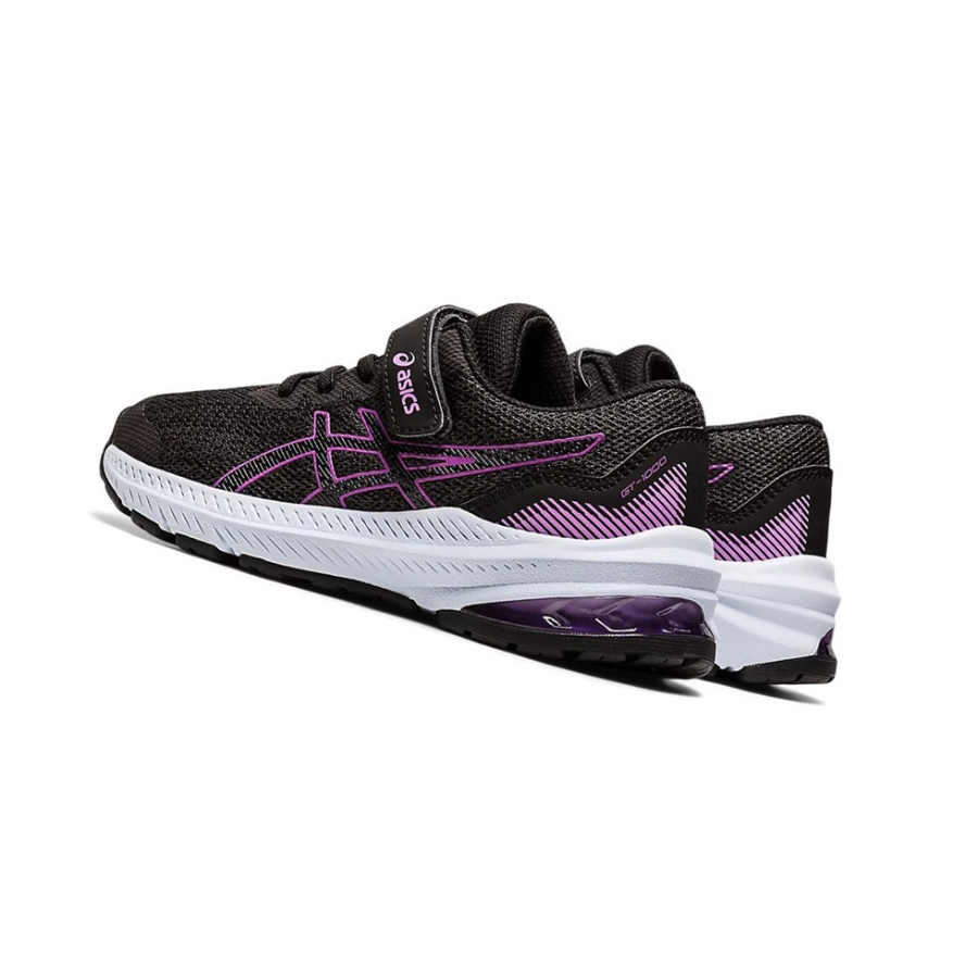 Graphite Grey / Orchid Kids' Asics GT-1000 11 PS Running Shoes | US64579XC - Asics Outlet Sale
