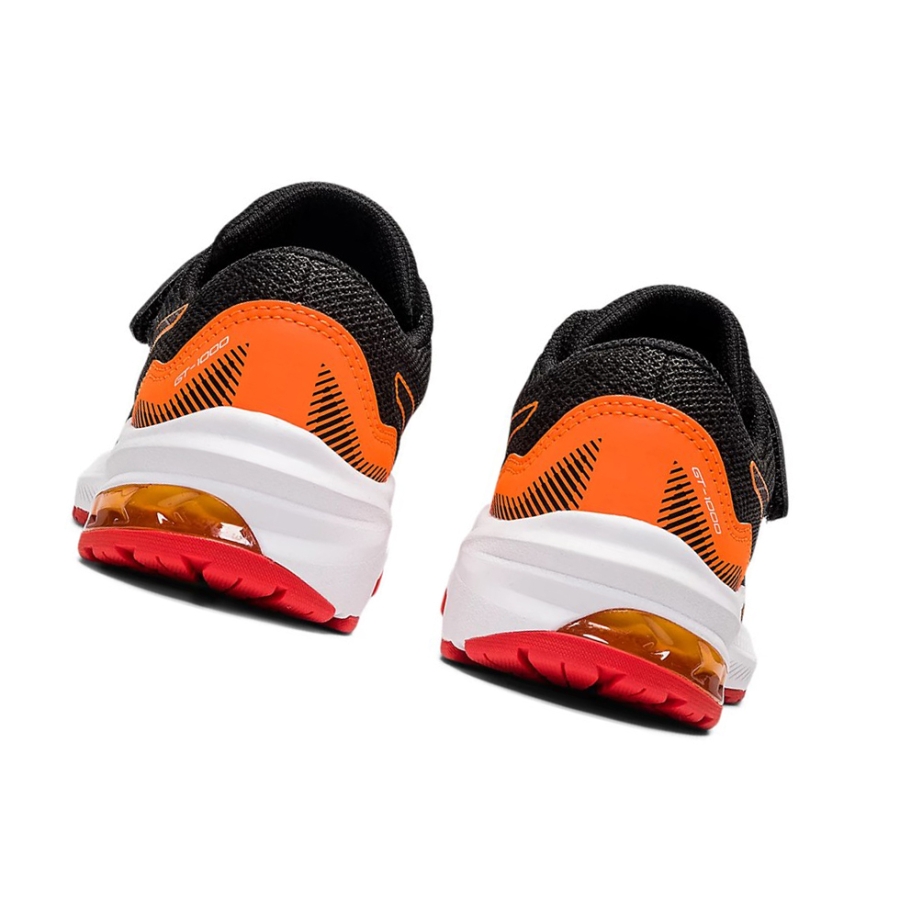 Graphite Grey / Fiery Red Kids' Asics GT-1000 11 PS Running Shoes | US76231EV - Asics Outlet Sale