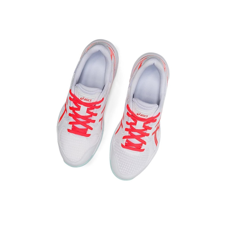 White / Sunrise Red Women's Asics GEL-ROCKET 10 Volleyball Shoes | US90617XW - Asics Outlet Sale