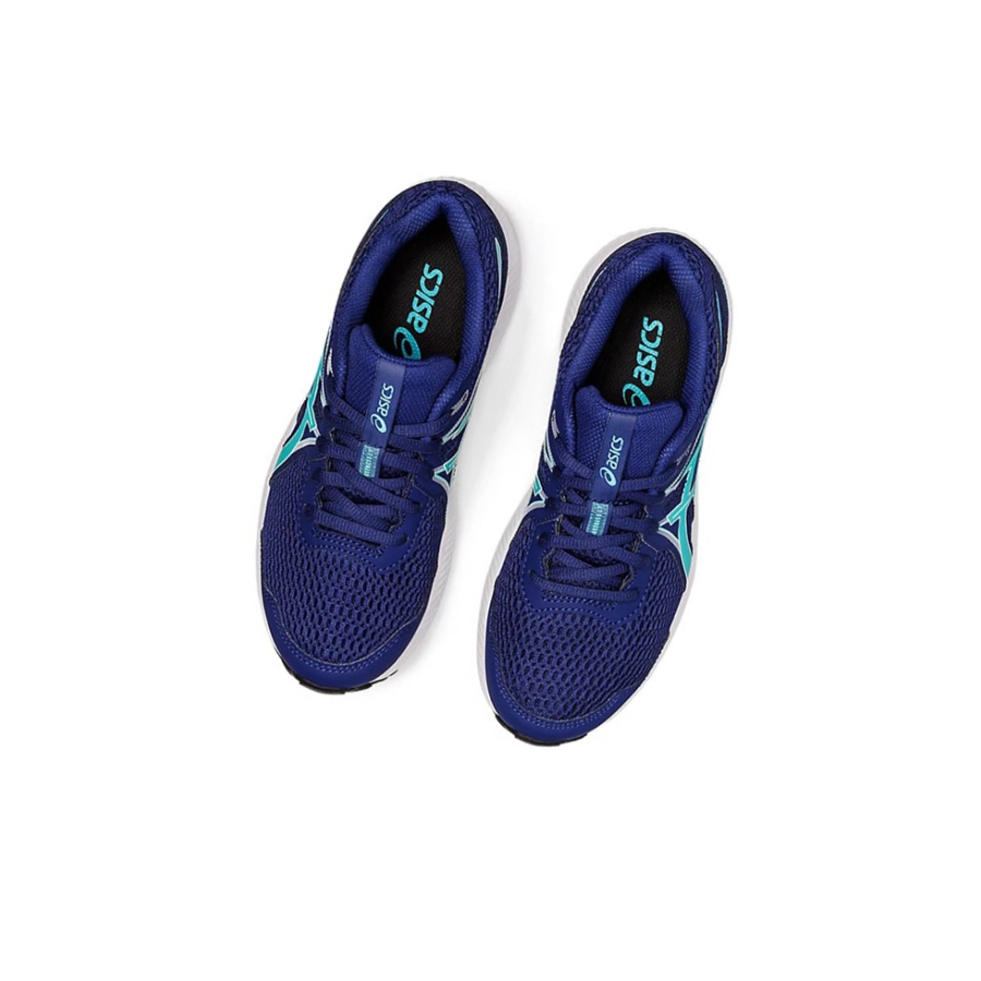 Dive Blue / Sea Glass Kids' Asics CONTEND 7 GS Running Shoes | US81079OQ - Asics Outlet Sale