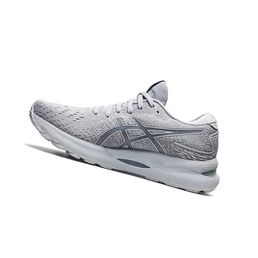 Piedmont Grey / Piedmont Grey Women's Asics GEL-NIMBUS 24 Running Shoes | US96082UE - Asics Outlet Sale