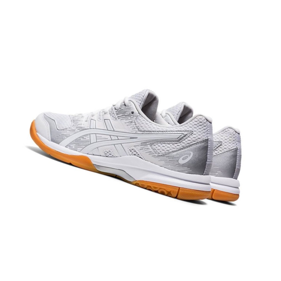 White Women's Asics GEL-FURTHER UP Volleyball Shoes | US02156NE - Asics Outlet Sale