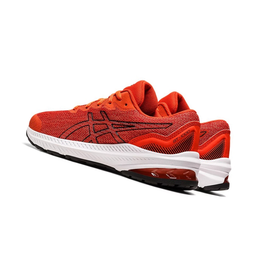 Cherry Tomato / Black Kids' Asics GT-1000 11 GS Running Shoes | US76328NM - Asics Outlet Sale