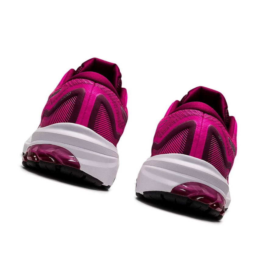 Dried Berry / Pink Glo Women's Asics GT-1000 11 Running Shoes | US49607DE - Asics Outlet Sale