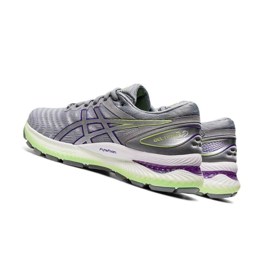 Grey Women's Asics GEL-NIMBUS 22 Running Shoes | US36574KO - Asics Outlet Sale