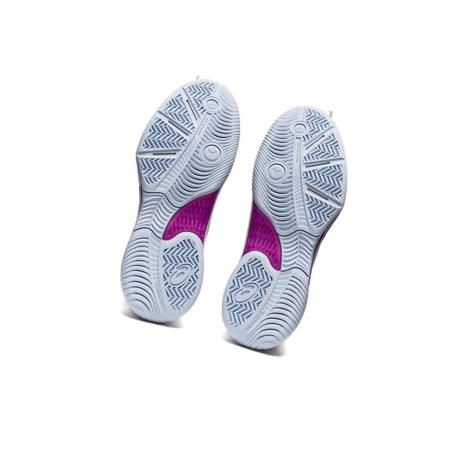 White / Dive Blue Women's Asics GEL-RENMA Tennis Shoes | US20716GD - Asics Outlet Sale