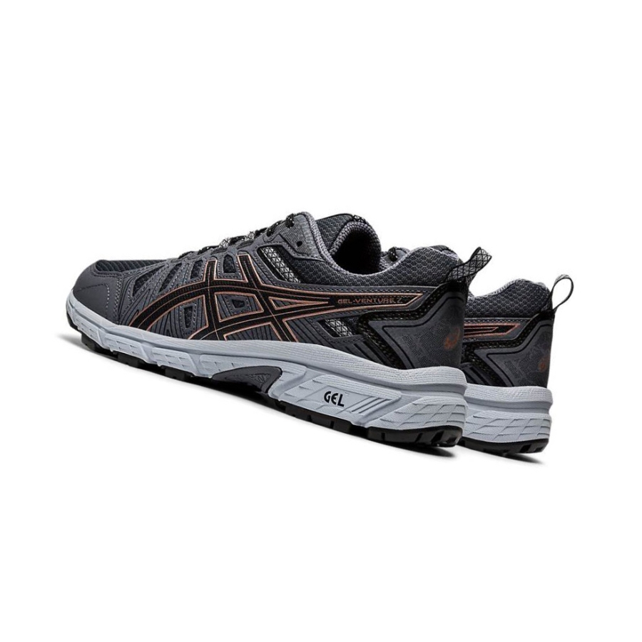Black Women's Asics GEL-VENTURE 7 Trail Running Shoes | US71496EG - Asics Outlet Sale