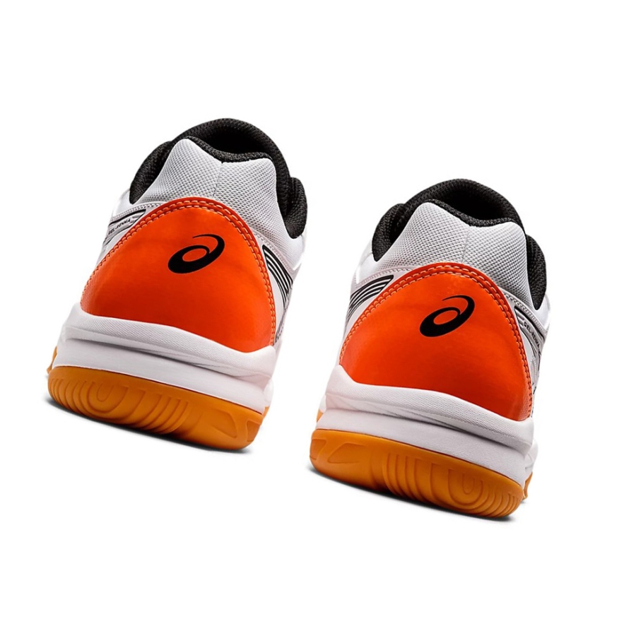 White / Orange Men's Asics GEL-RENMA Tennis Shoes | US06943SJ - Asics Outlet Sale