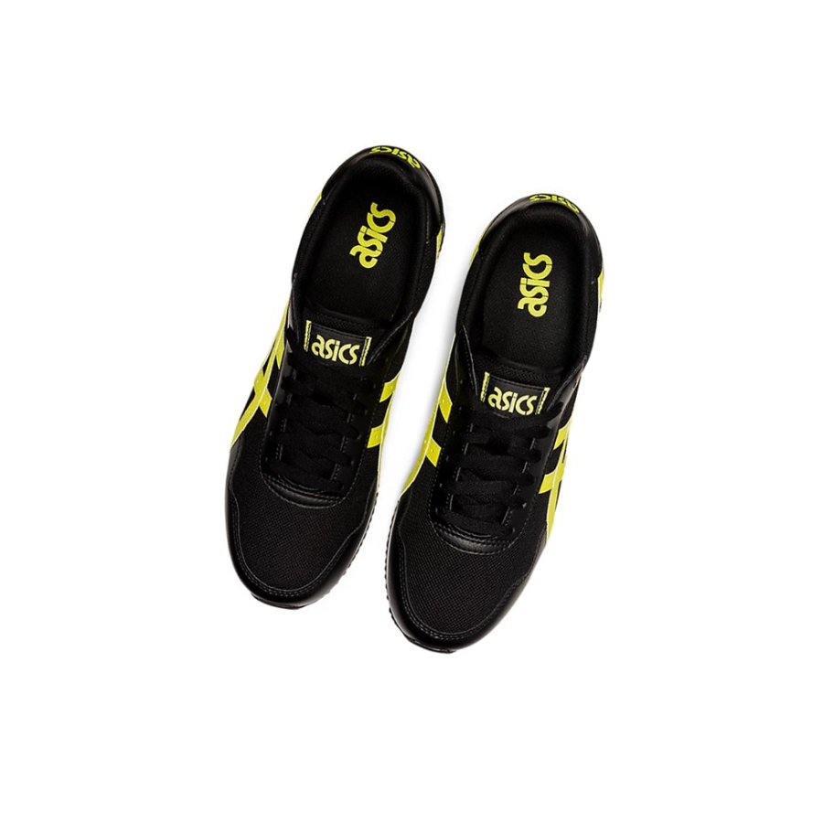 Black / Sour Yuzu Men's Asics TIGER RUNNER Sneakers | US62079KQ - Asics Outlet Sale