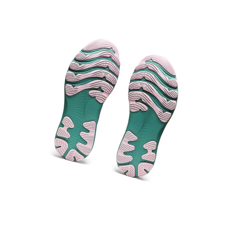 Black / Barely Rose Women's Asics GEL-NIMBUS 24 Running Shoes | US64308CH - Asics Outlet Sale