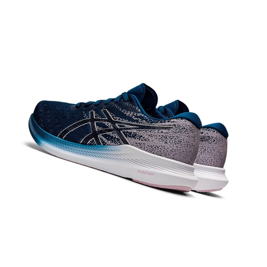 Mako Blue / Pure Silver Women's Asics EvoRide 3 Running Shoes | US43782VS - Asics Outlet Sale