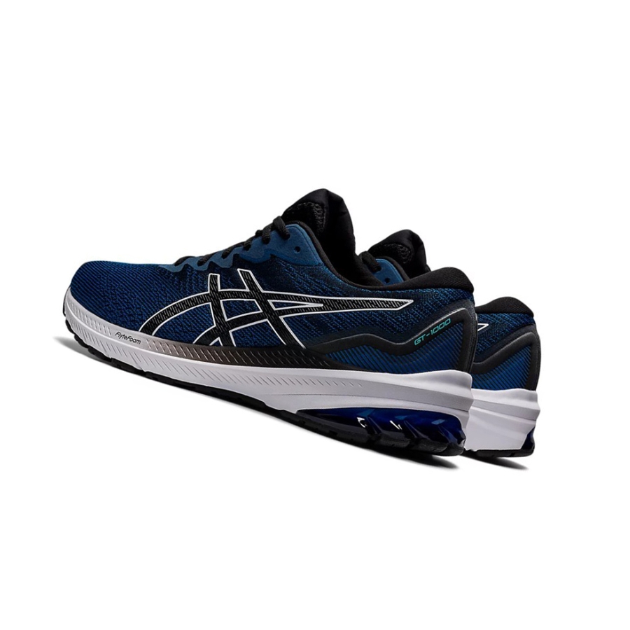 Lake Drive / Black Men's Asics GT-1000 11 (2E) Running Shoes | US58304FT - Asics Outlet Sale