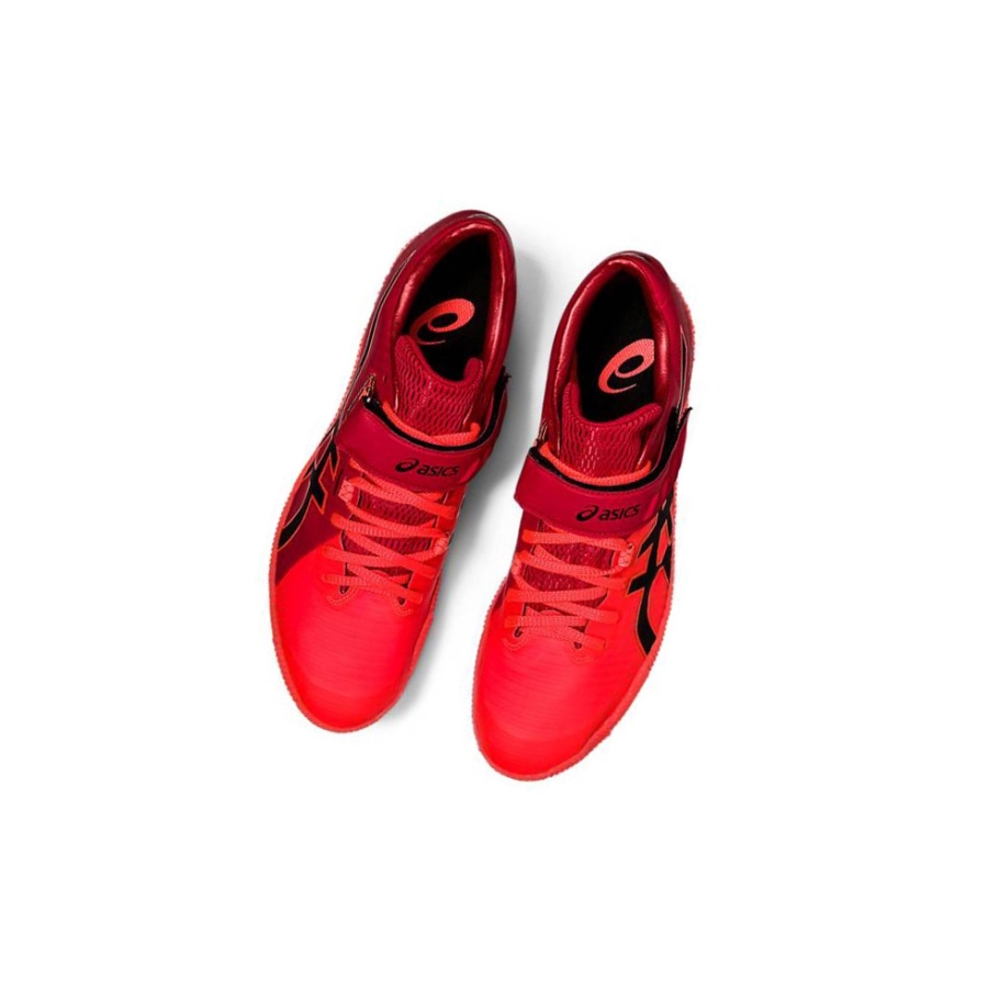 Red Women's Asics HIGH JUMP PRO Track Shoes | US01837XD - Asics Outlet Sale