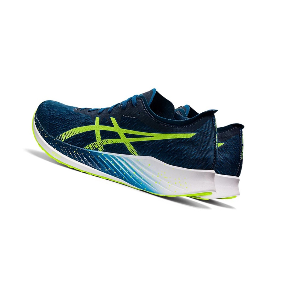 Mako Blue / Hazard Green Men's Asics MAGIC SPEED Running Shoes | US03497EP - Asics Outlet Sale