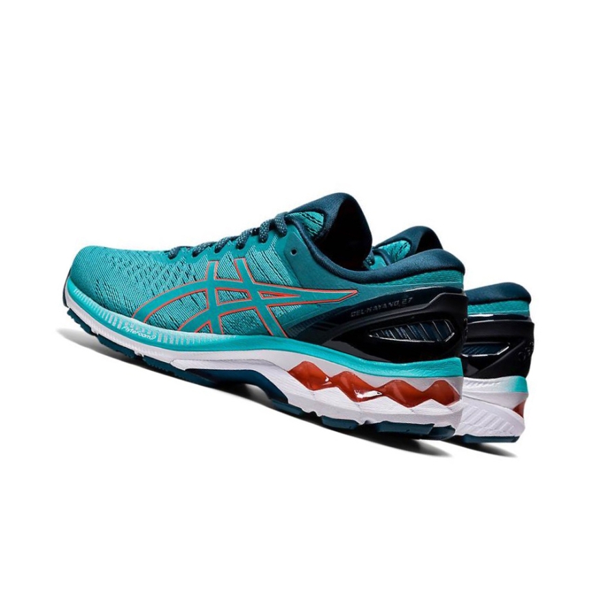 Turquoise Women's Asics GEL-KAYANO 27 Running Shoes | US08349XI - Asics Outlet Sale