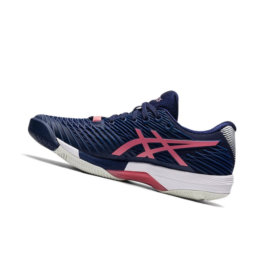 Peacoat / Smokey Rose Women's Asics SOLUTION SPEED FF 2 Tennis Shoes | US53602KC - Asics Outlet Sale