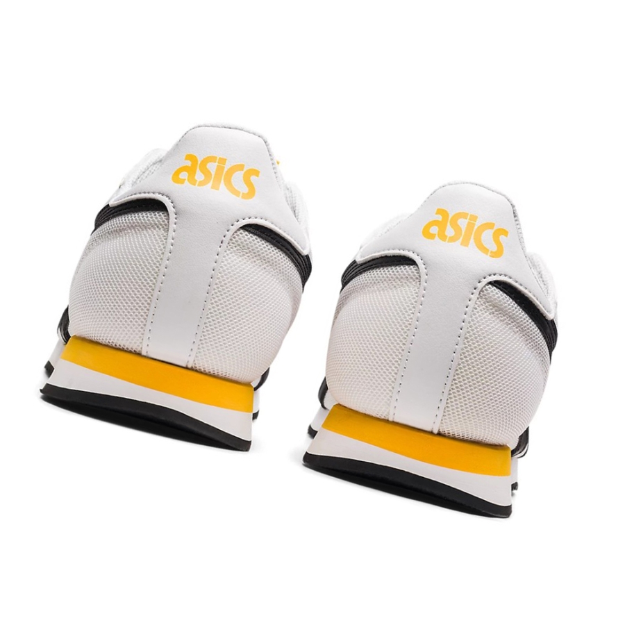 White / Black Men's Asics TIGER RUNNER Sneakers | US67210RC - Asics Outlet Sale