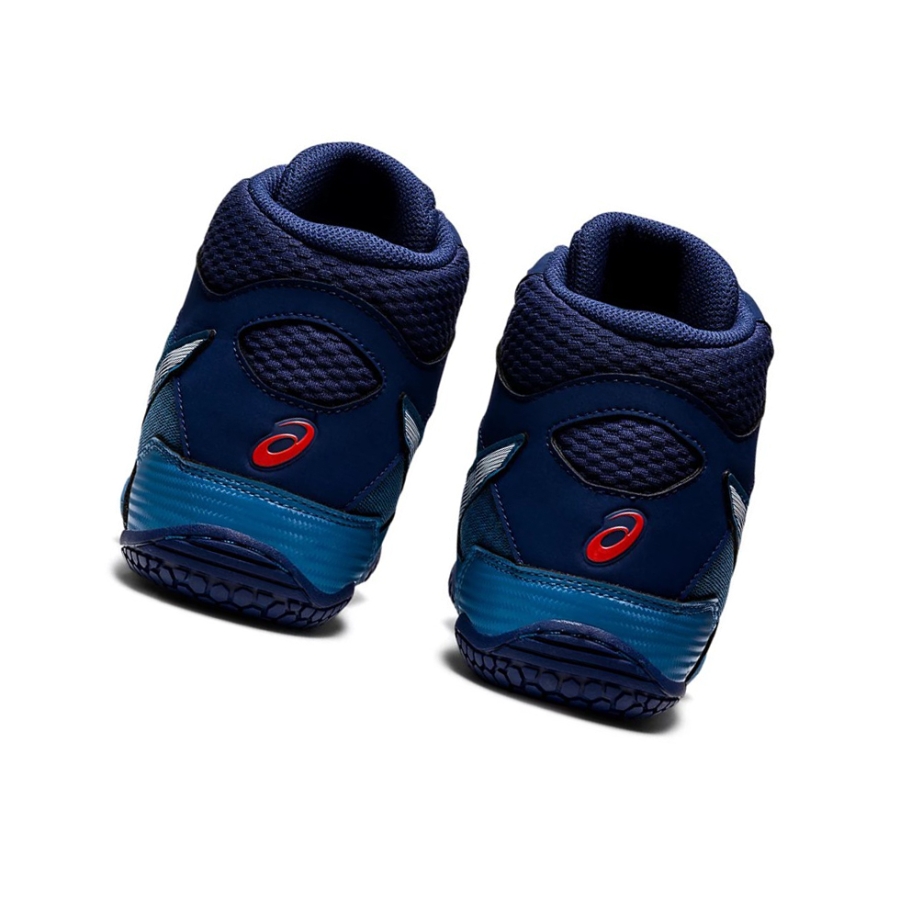 Azure / Deep Ocean Men's Asics MATCONTROL 2 Wrestling Shoes | US94675JO - Asics Outlet Sale