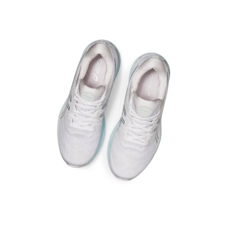 White Women's Asics GEL-NIMBUS 23 Running Shoes | US19756JQ - Asics Outlet Sale