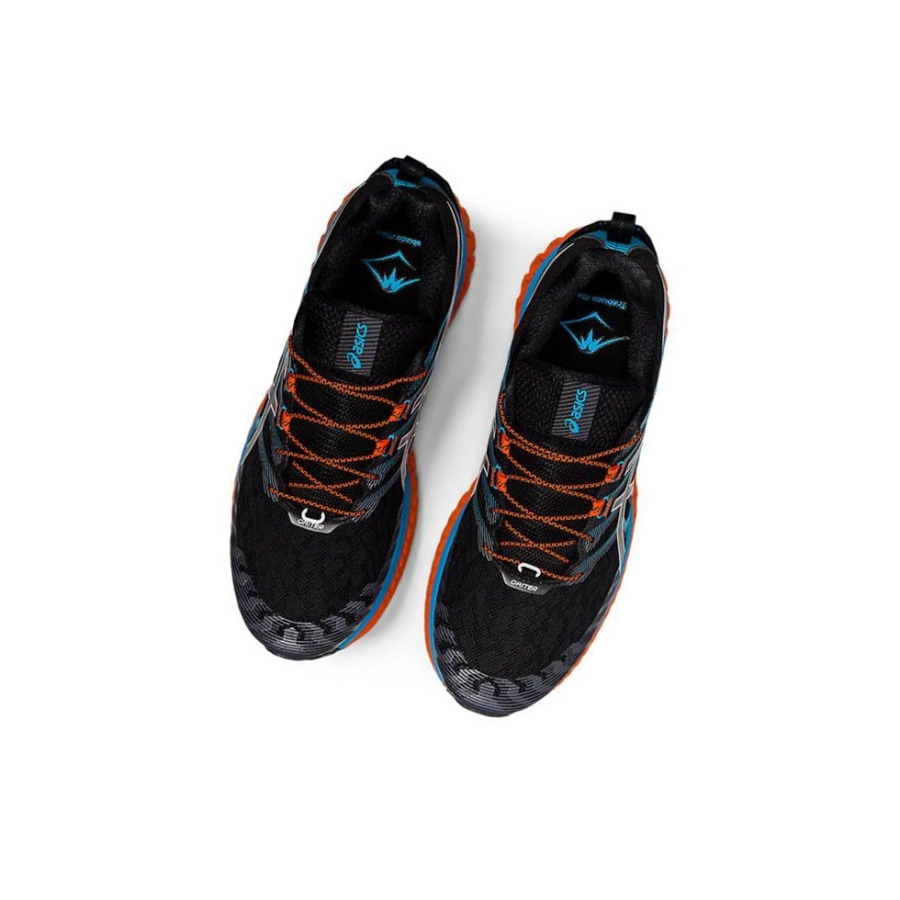 Black Men's Asics TRABUCO MAX Trail Running Shoes | US80392YL - Asics Outlet Sale